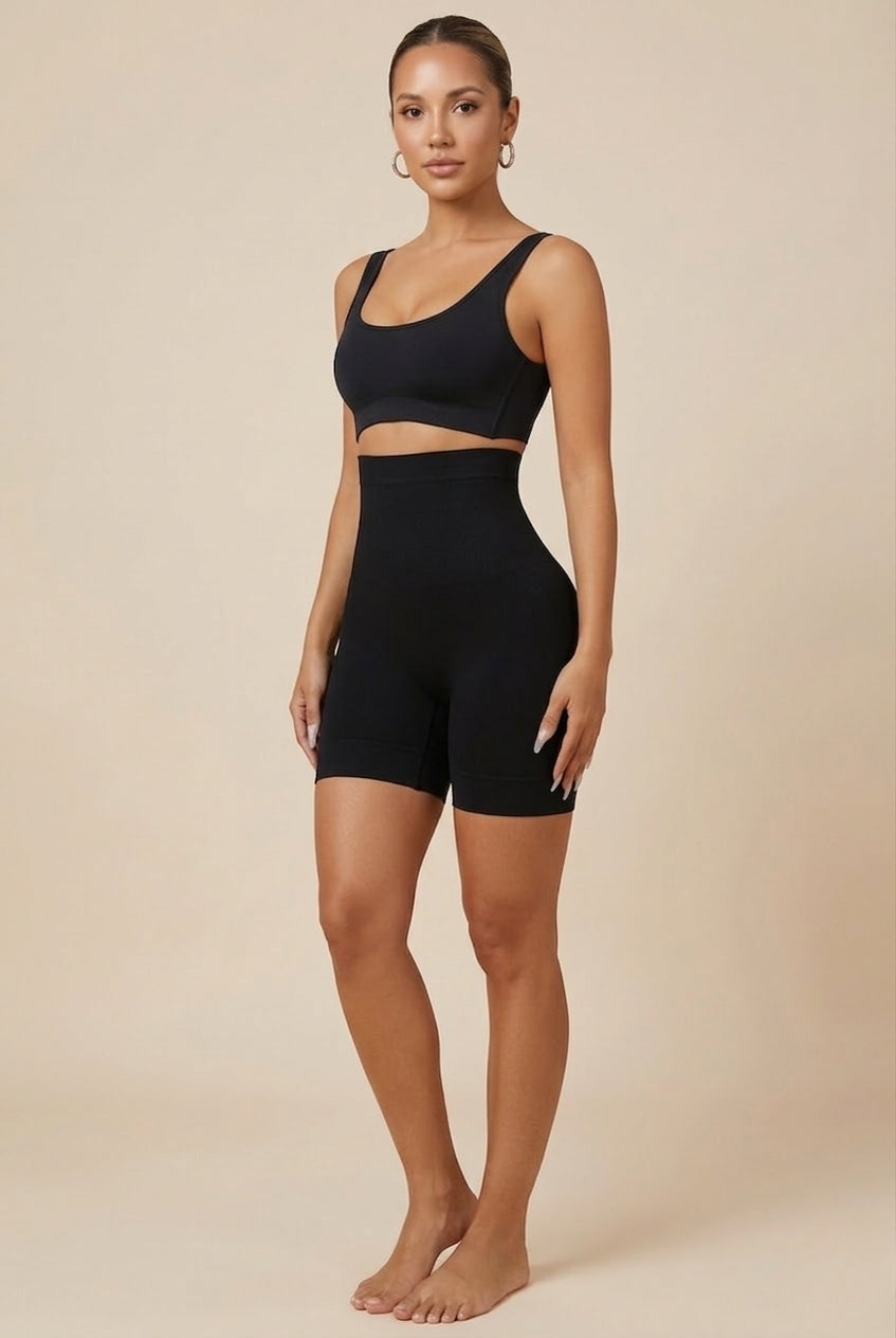 High-Waisted Seamless Shapewear Shorts