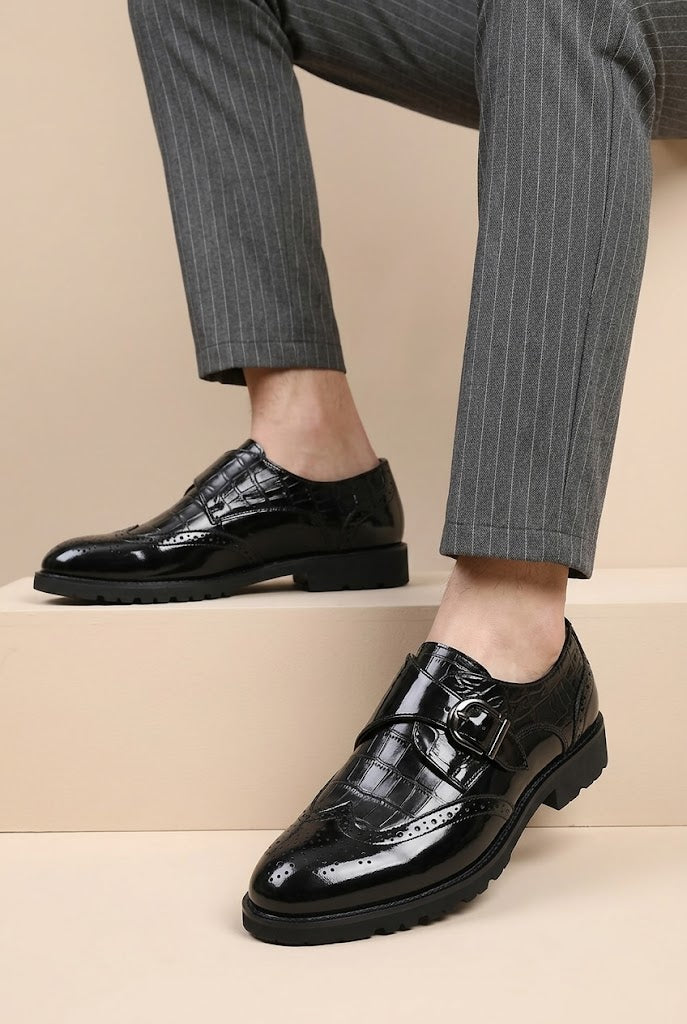 Nadir | Men's Genuine Leather Business Casual Shoes Slip-On Dress Shoes