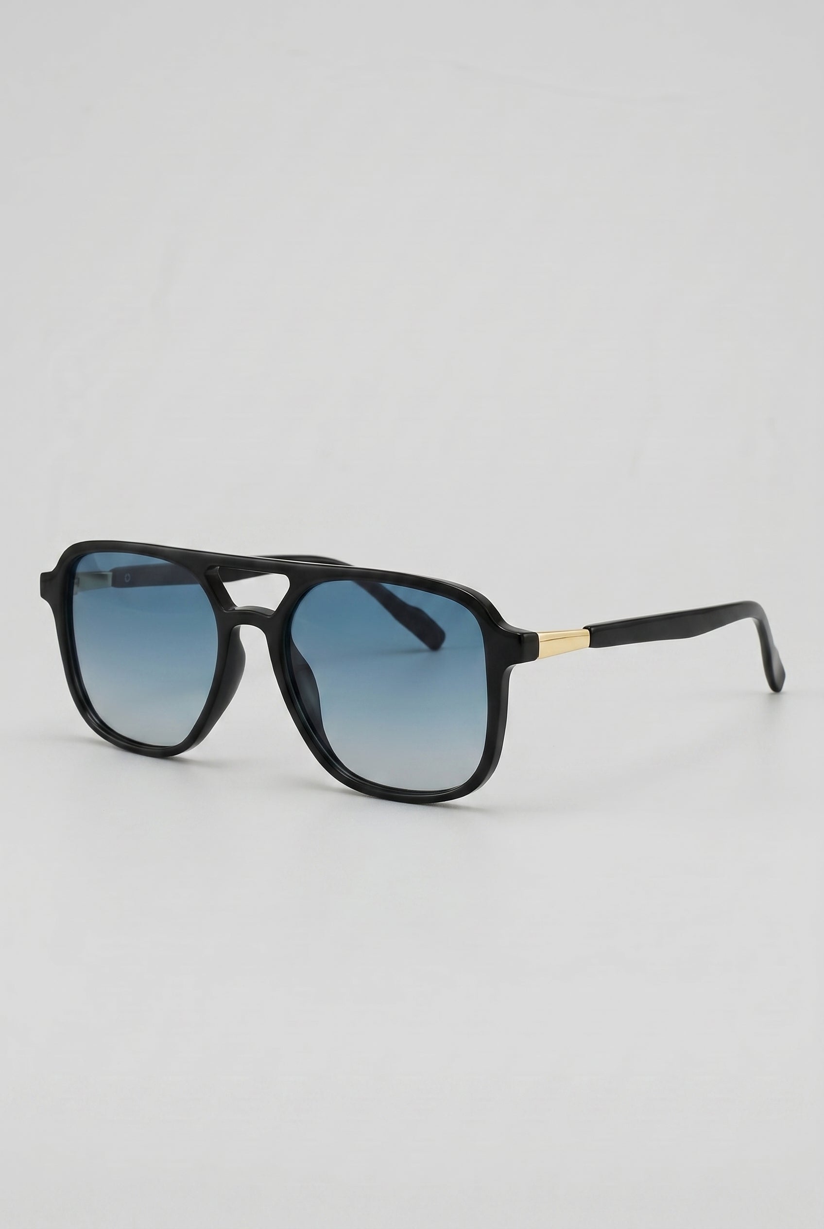 Eclipse | Square Polarized Sunglasses Retro Double Bridge UV400 TAC Lens