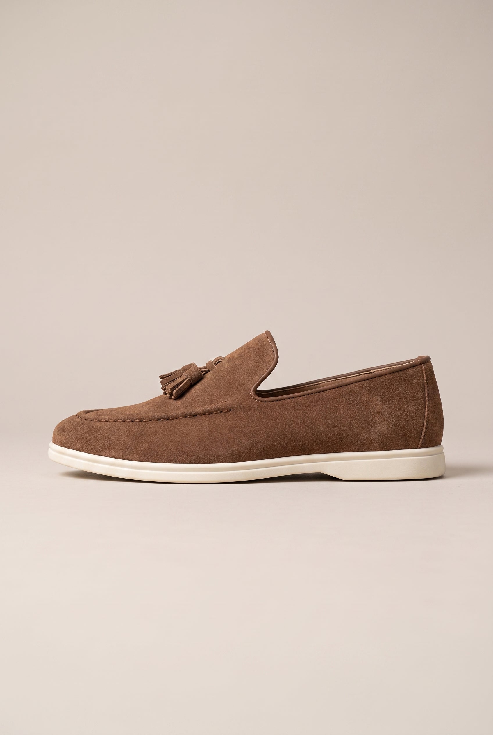 Perigee | Men's Slip-On Tassel Loafers Casual Flat Round-Toe Lightweight Shoes