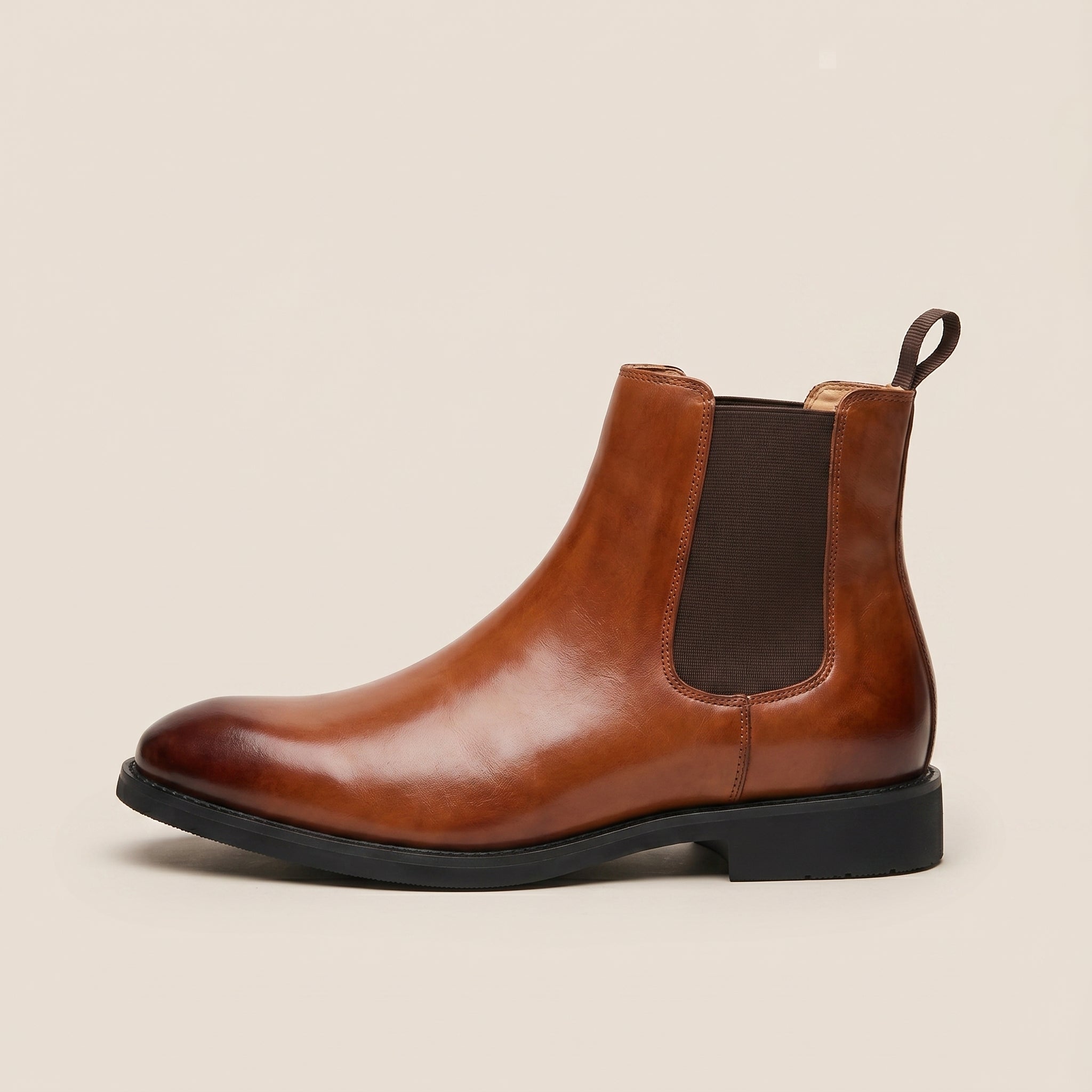Perigee | Men's Fleece Lined Chelsea Boots Slip-On Warm Winter Ankle Boots