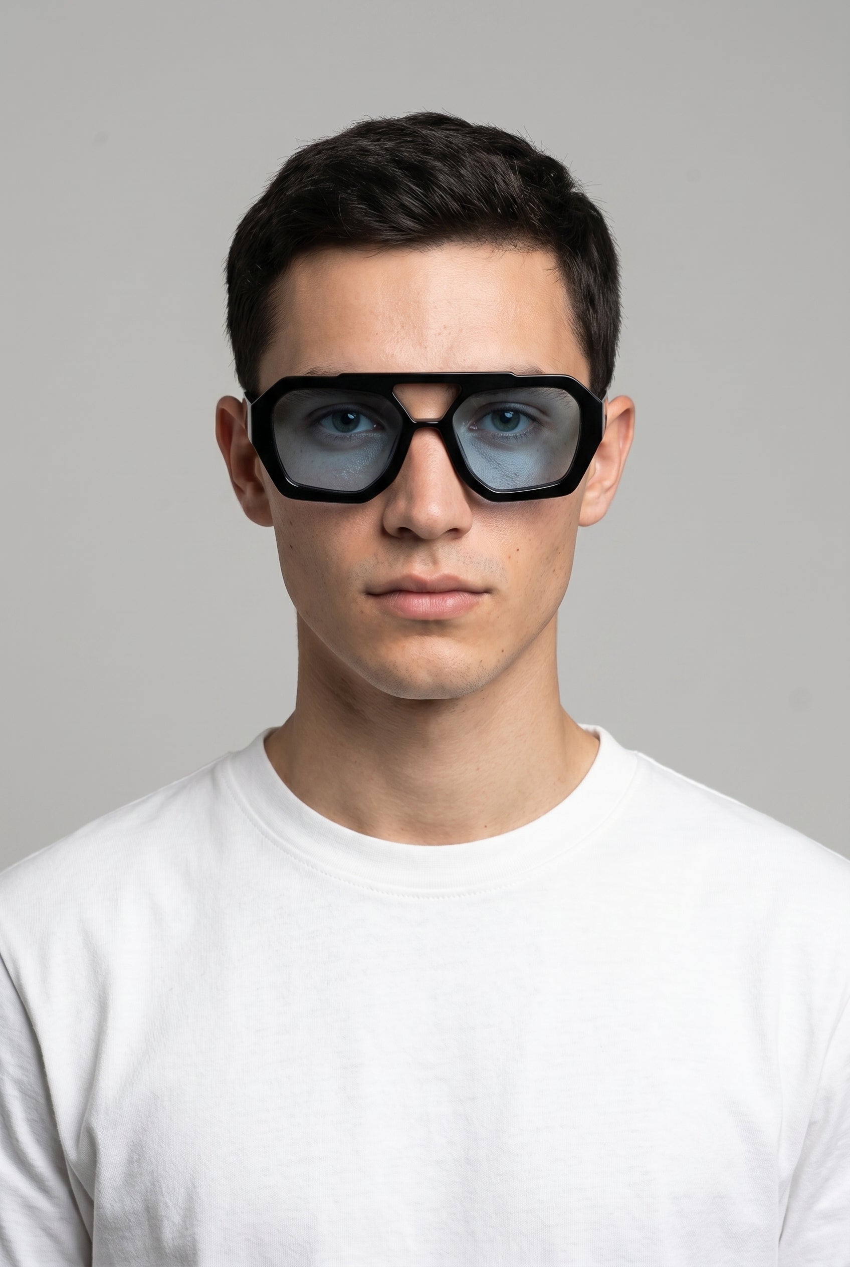 Orion | Double Beam Sunglasses Irregular Polygon UV400 Lightweight PC Frame
