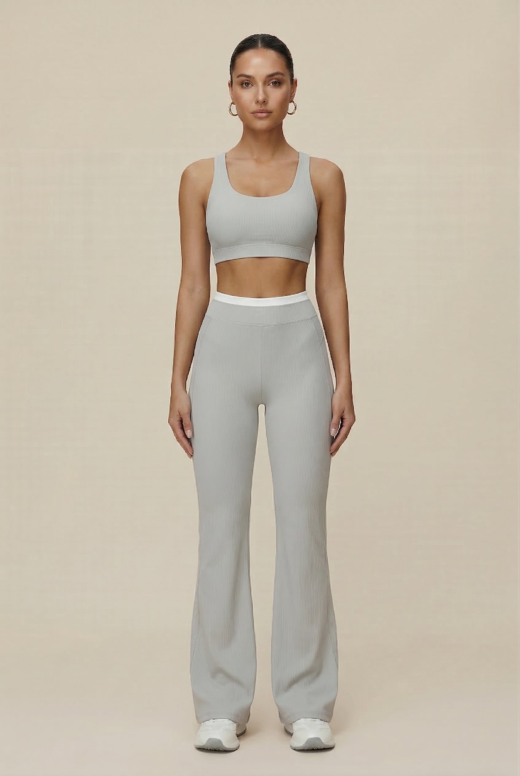 Women's High-Waisted Wide-Leg Active Sport Pants