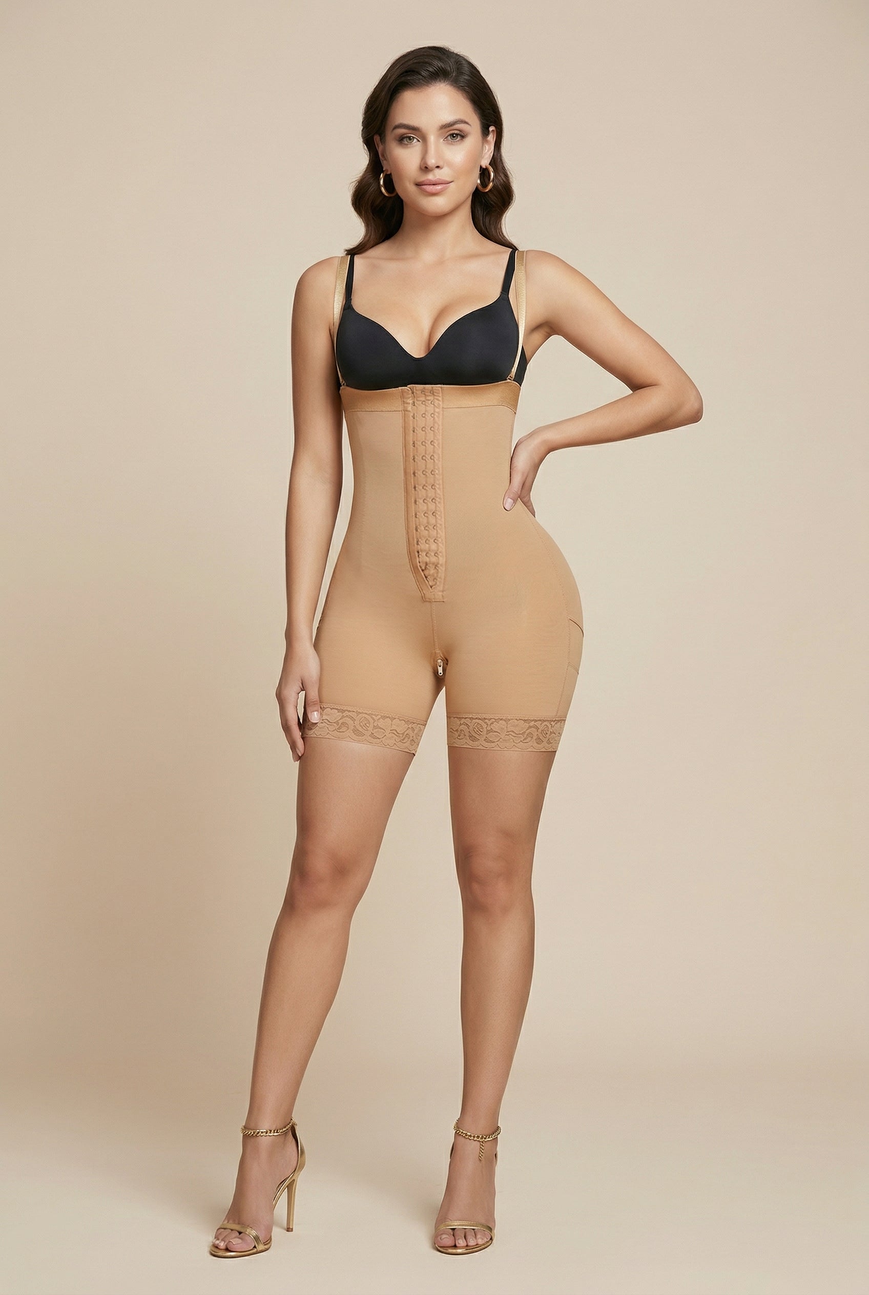 Women’s Waist Trainer Corset Vest with Built-In Bra Luna Body Co