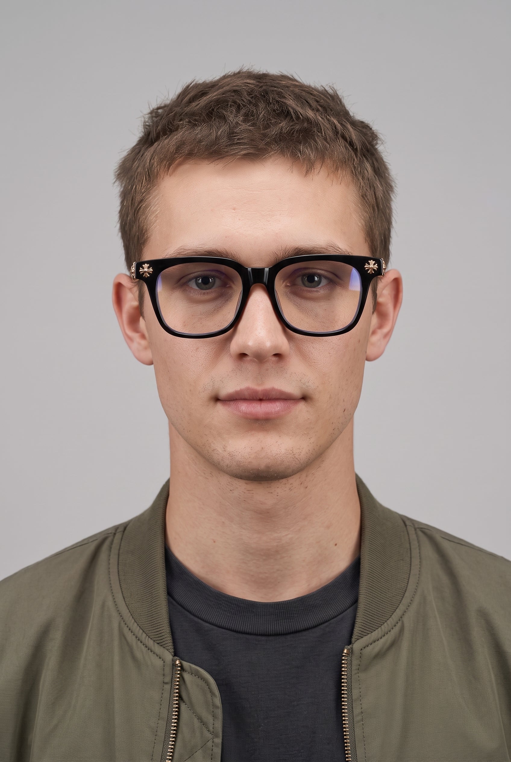 Polaris | Square Sunglasses Anti Blue Light UV Anti-Fog Metal Frame
