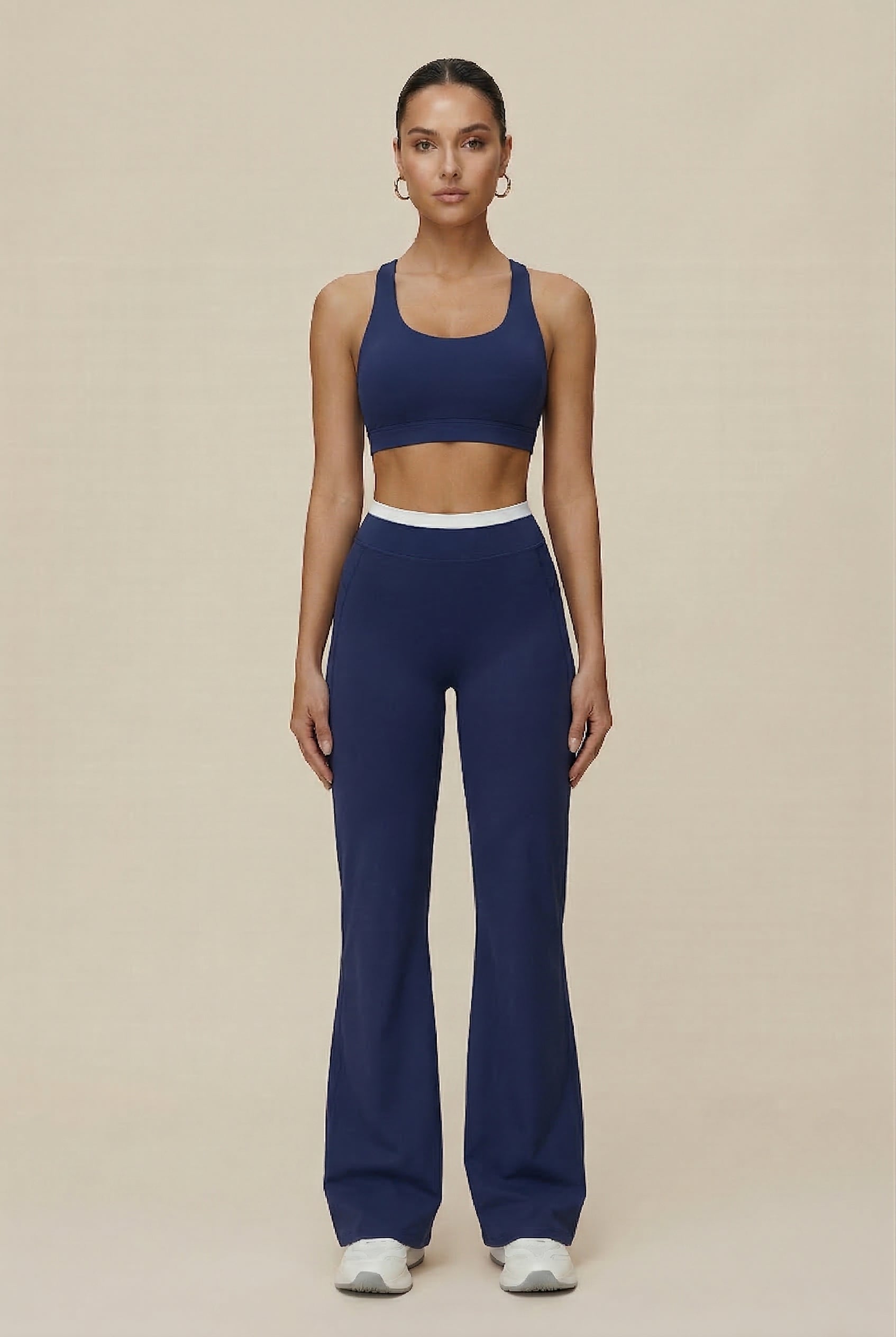 Women's High-Waisted Wide-Leg Active Sport Pants