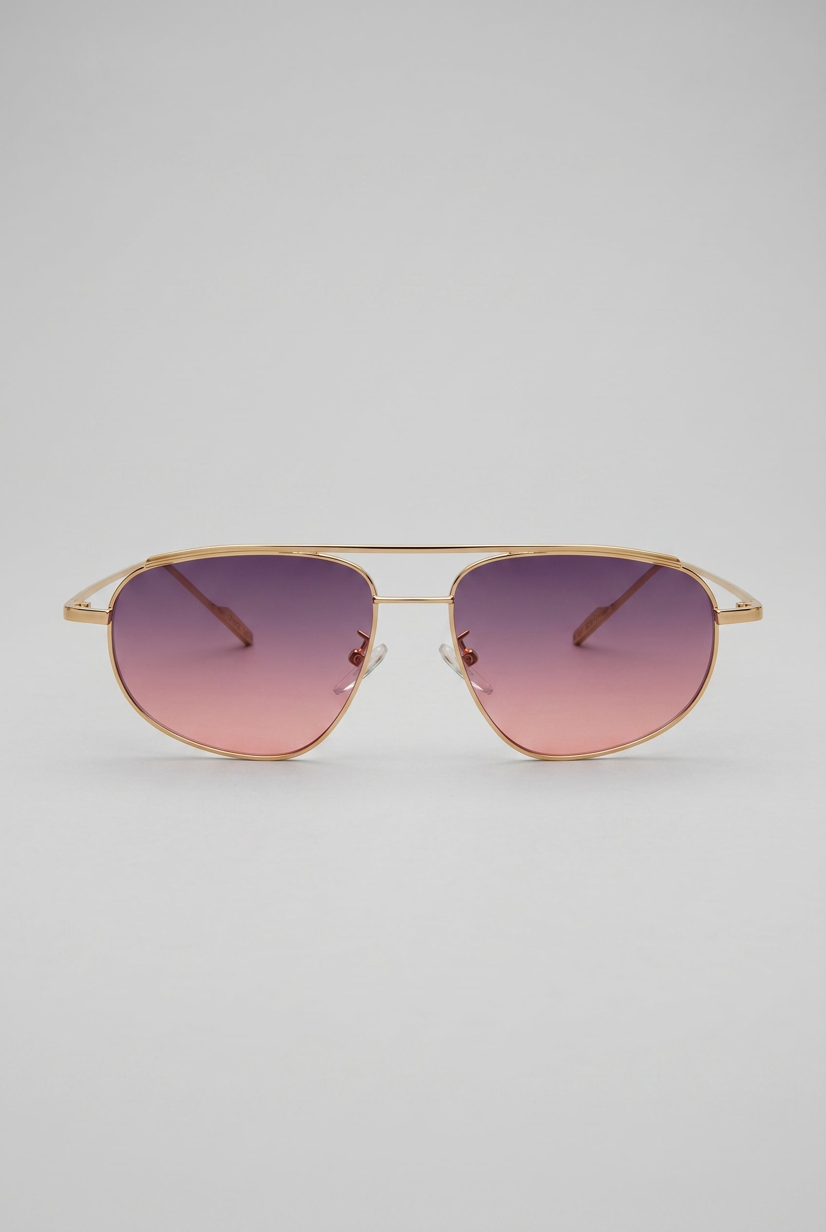 Vesper | Metal Frame Sunglasses Retro Gold UV400 Gradient Lens Full Frame