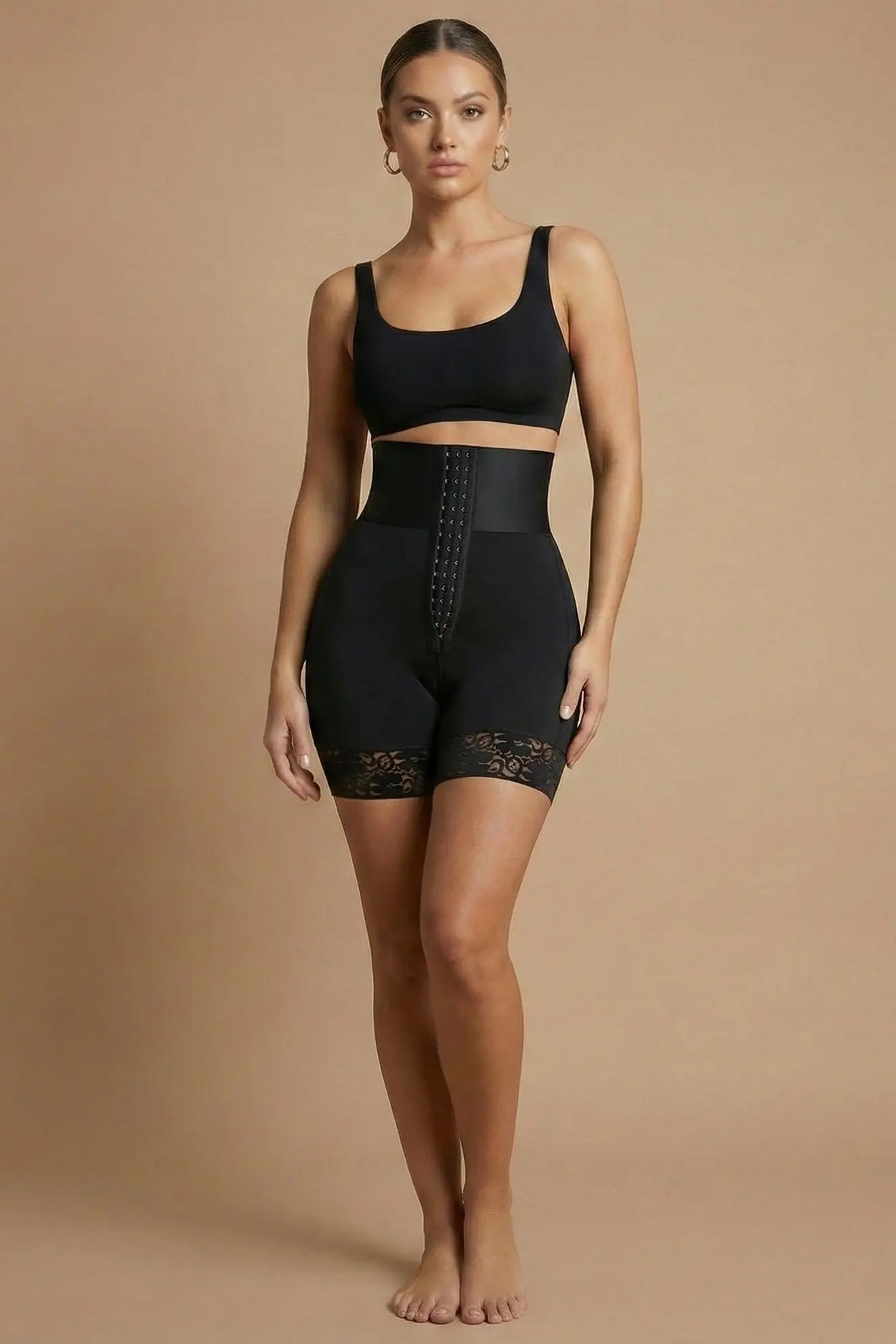 Women’s Boned High-Waisted Sculpting Shorts Luna Body Co