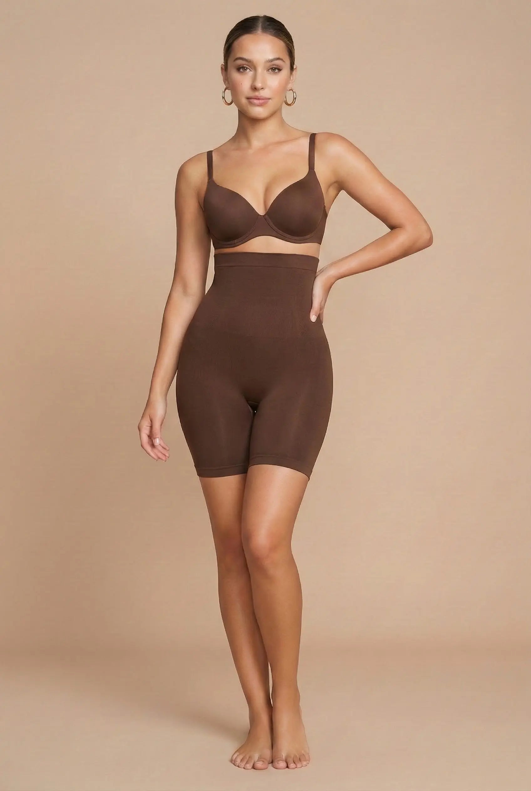 Women’s Seamless High-Waisted Butt Lifter Shaping Shorts Luna Body Co