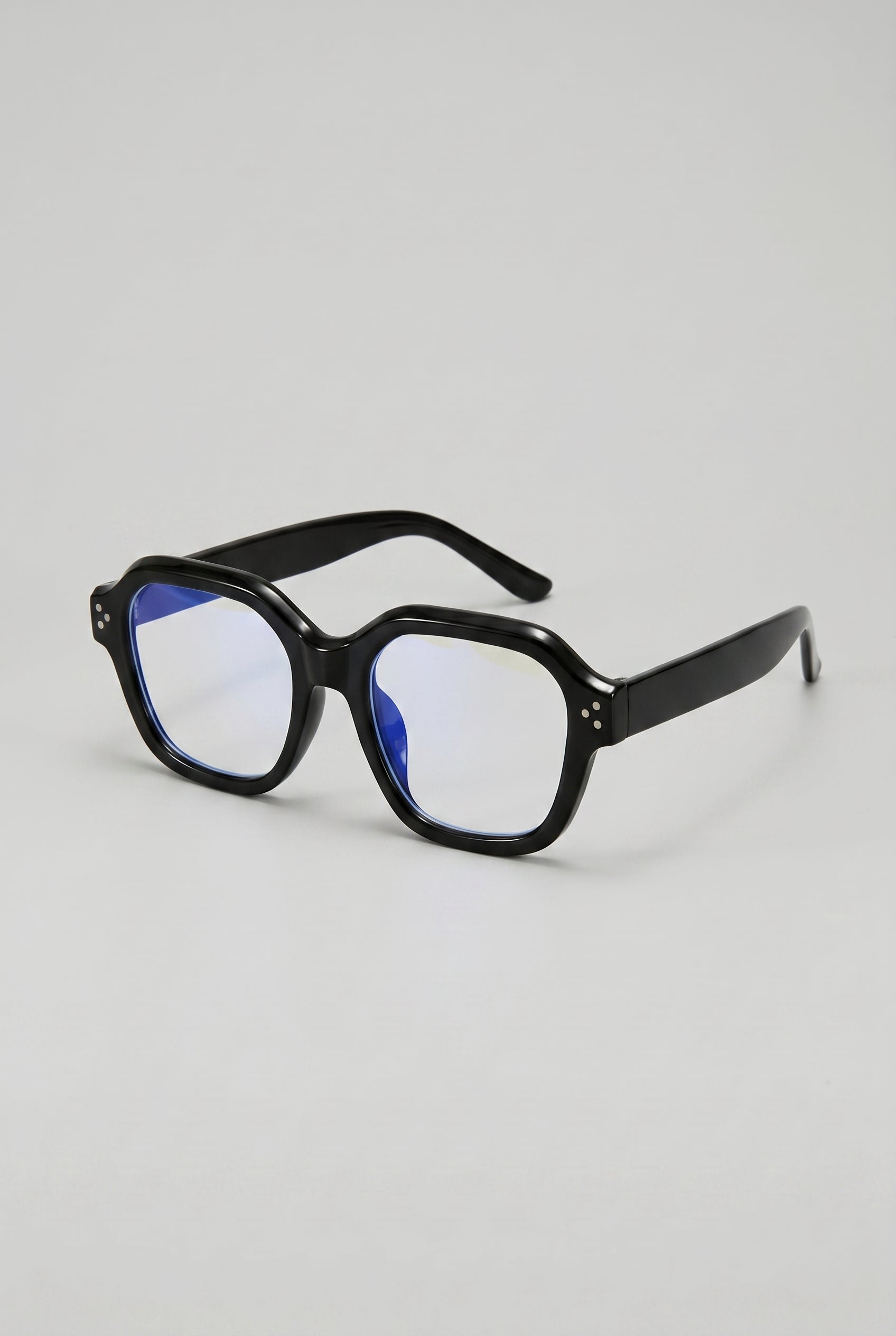 Orion | Anti Blue Light Glasses Hexagon Square Frame Large Geometric PC