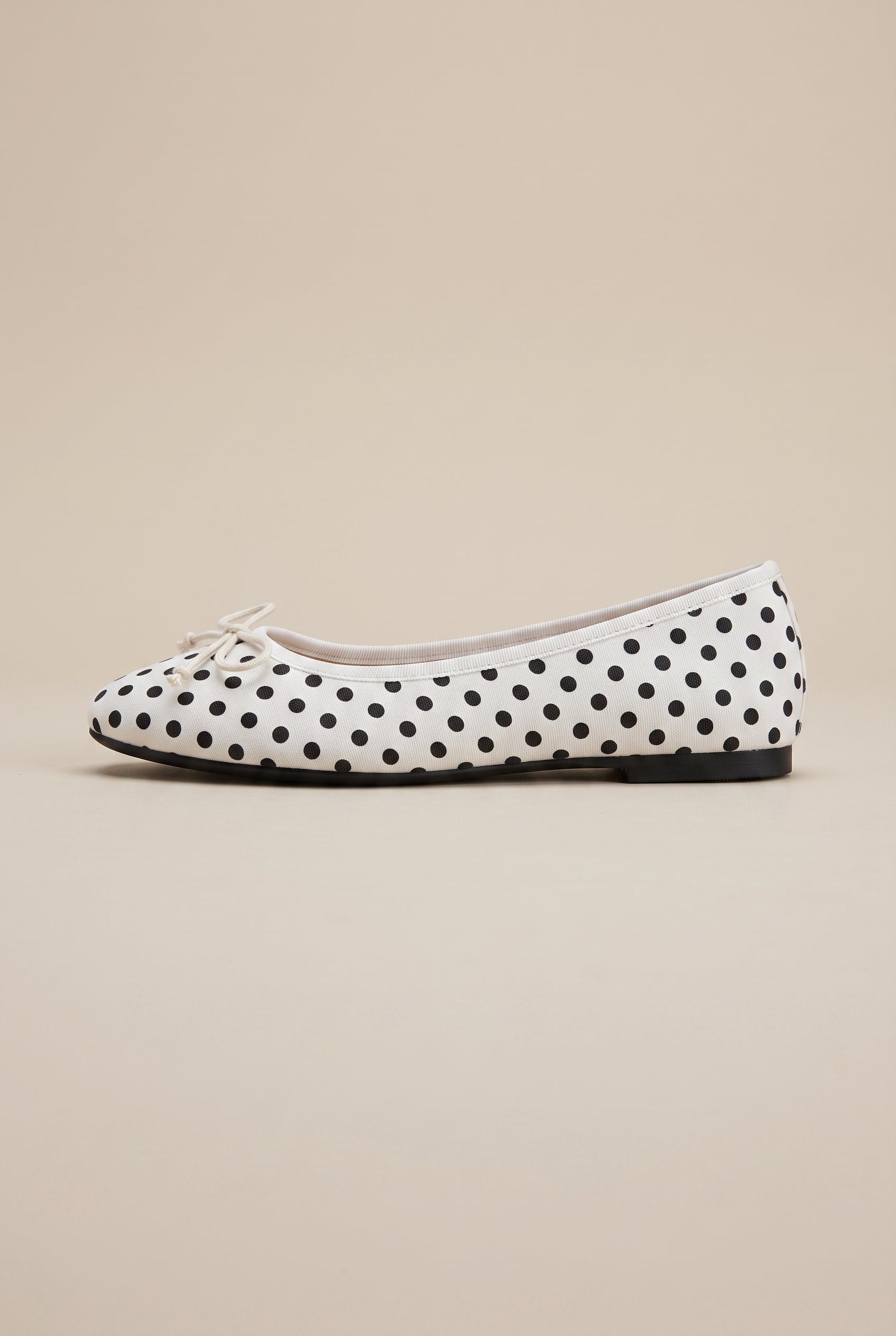 Serena | Polka Dot Bow Mary Jane Ballet Flats Round-Toe Ankle-Strap Retro Shoes