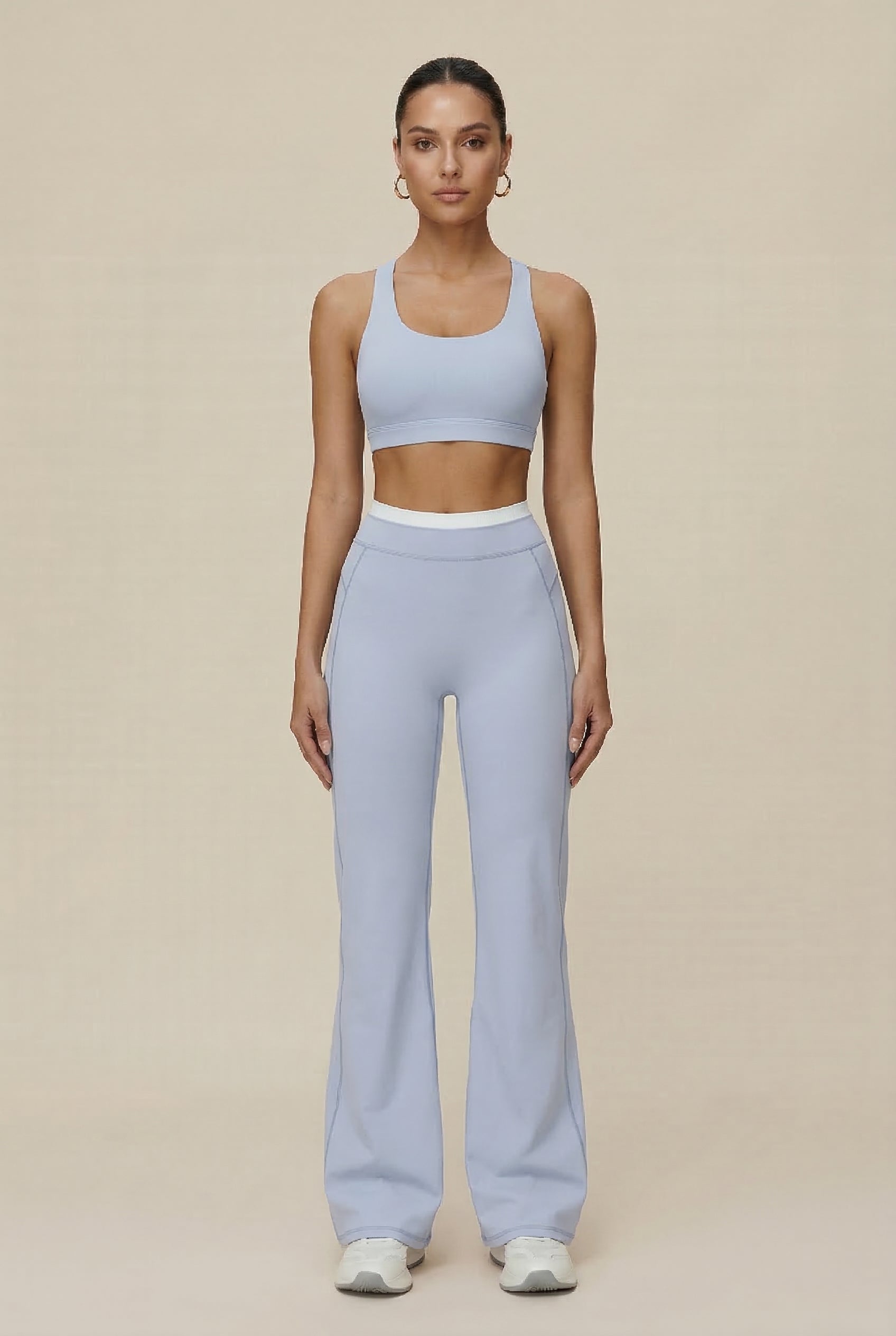 Women's High-Waisted Wide-Leg Active Sport Pants
