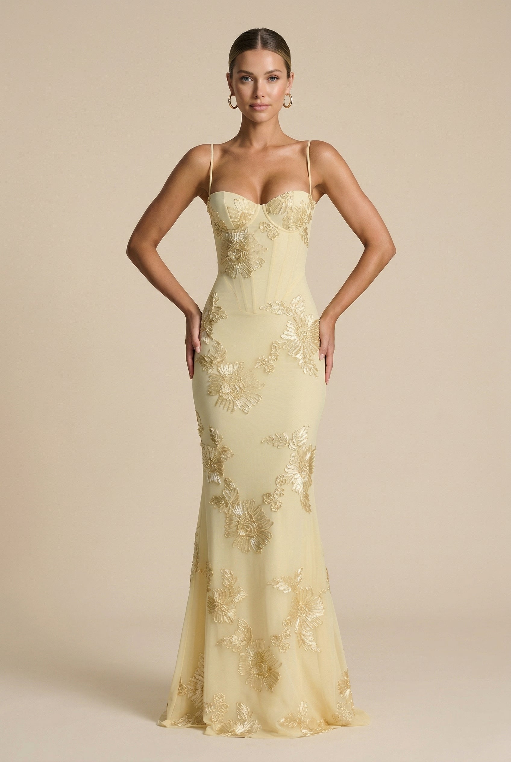 Women’s Floral Backless Maxi Dress – Sleeveless Sling, Slim-Fit Zip-Up Evening Style