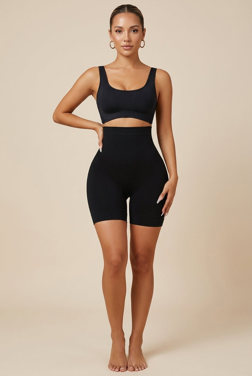 High-Waisted Seamless Shapewear Shorts