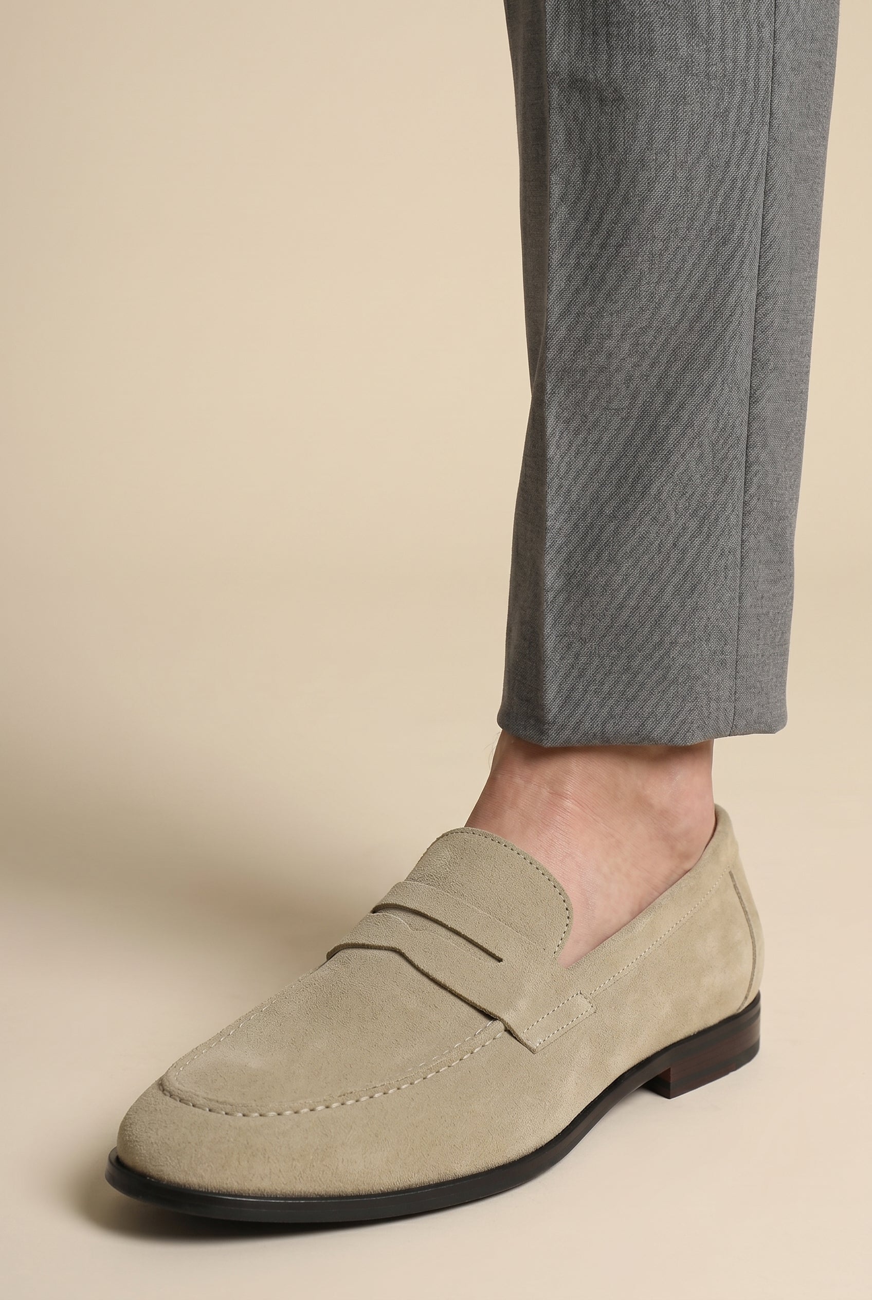 Perigee | Men's Suede Slip-On Shoes Casual Breathable Loafers British Style