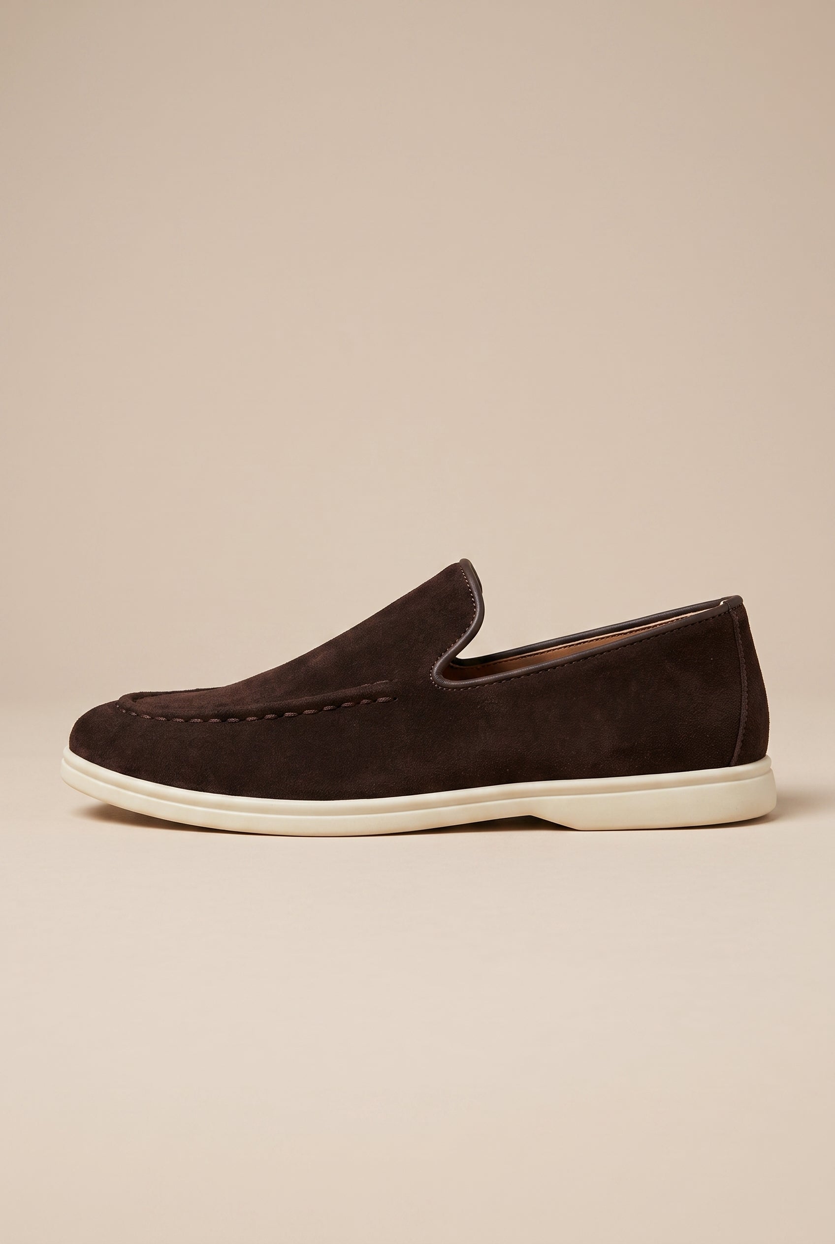 Perigee | Men's Casual Slip-On Leather Shoes Round-Toe Lightweight Breathable Loafers