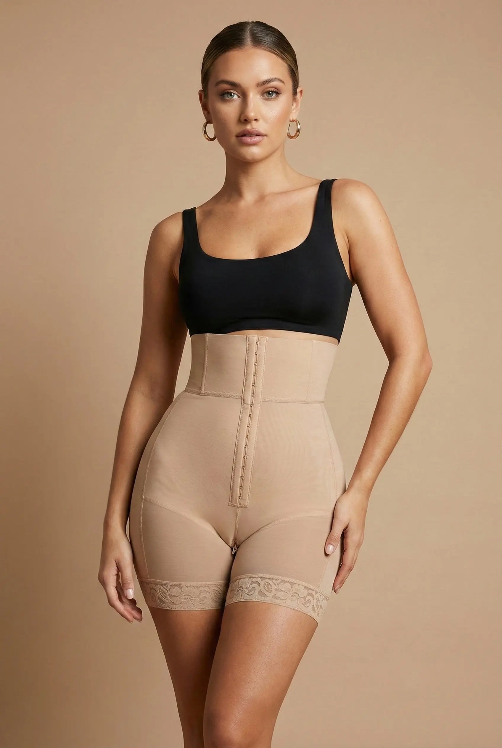 Women’s Boned High-Waisted Sculpting Shorts Luna Body Co