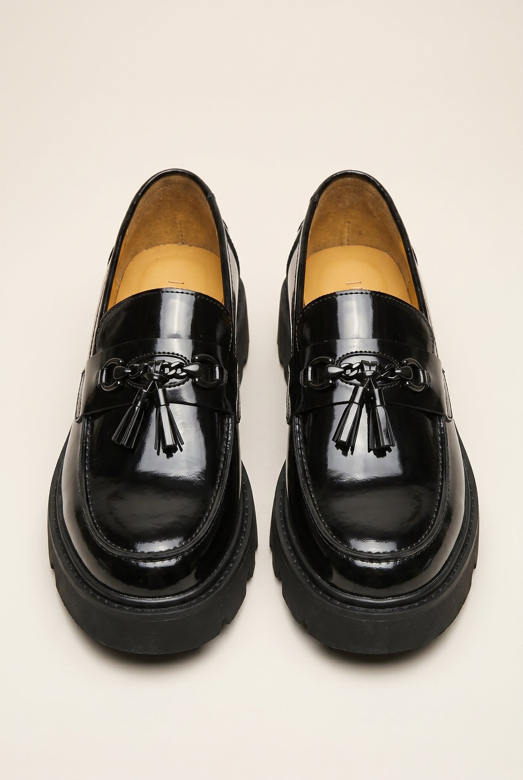 Tycho | Men's Tassel Loafers Slip-On Platform Dress Shoes Business Casual