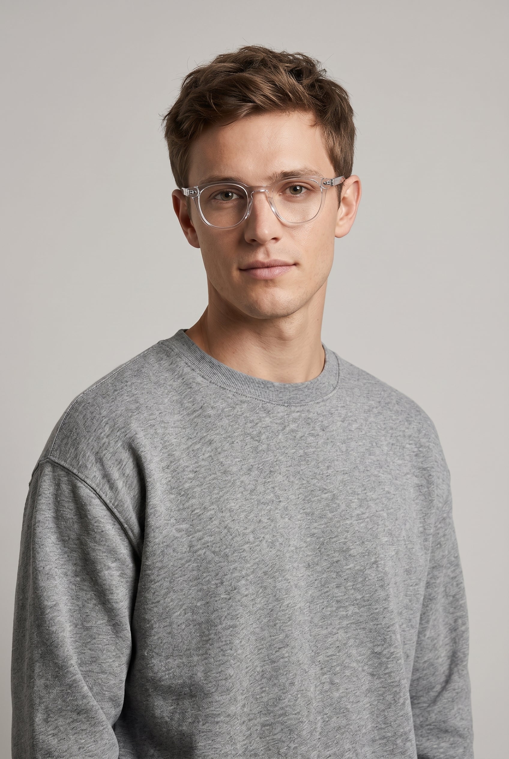 Celeste | Round Anti Blue Light Glasses Ultralight PC Frame Clear Lens