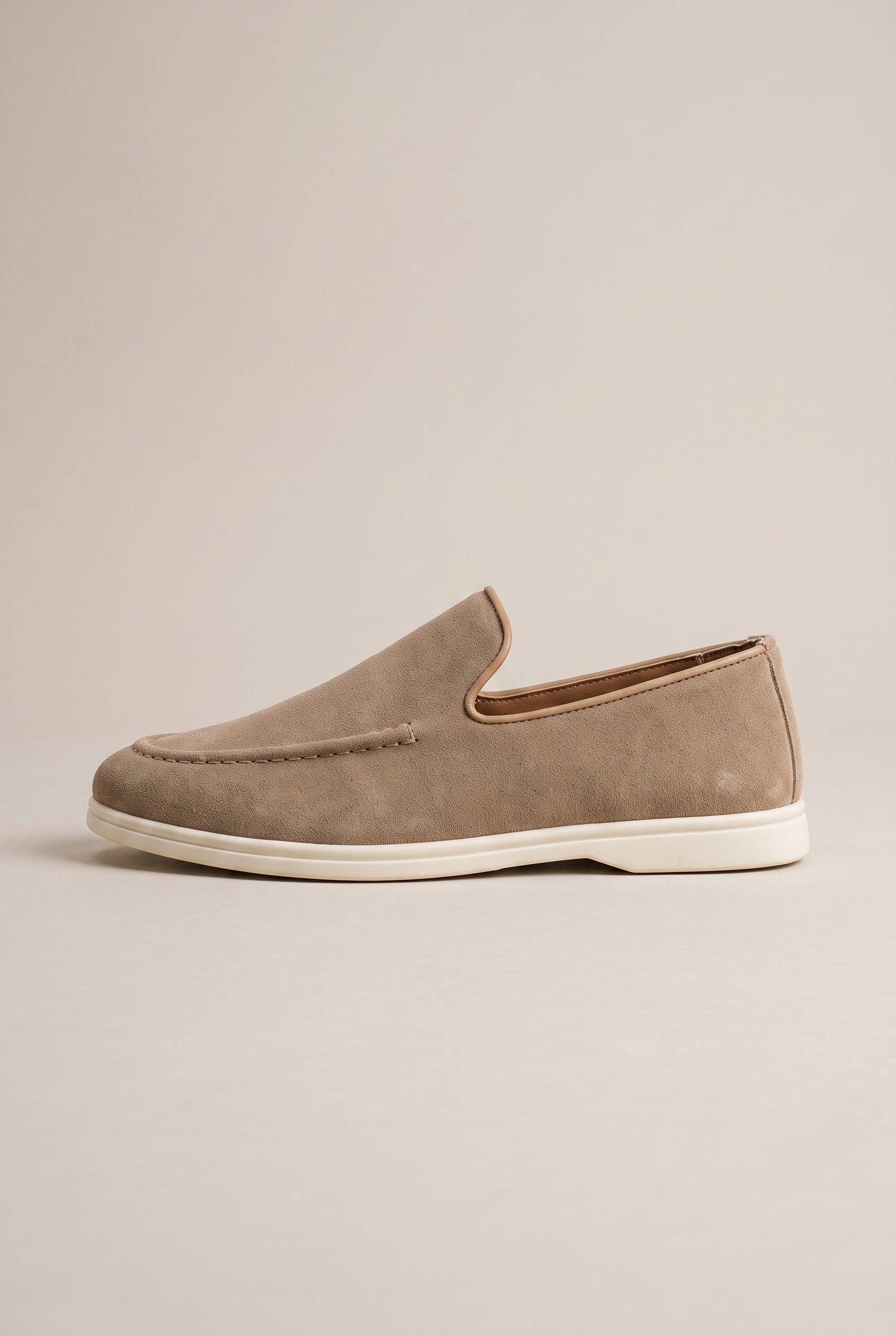 Perigee | Men's Casual Slip-On Leather Shoes Round-Toe Lightweight Breathable Loafers