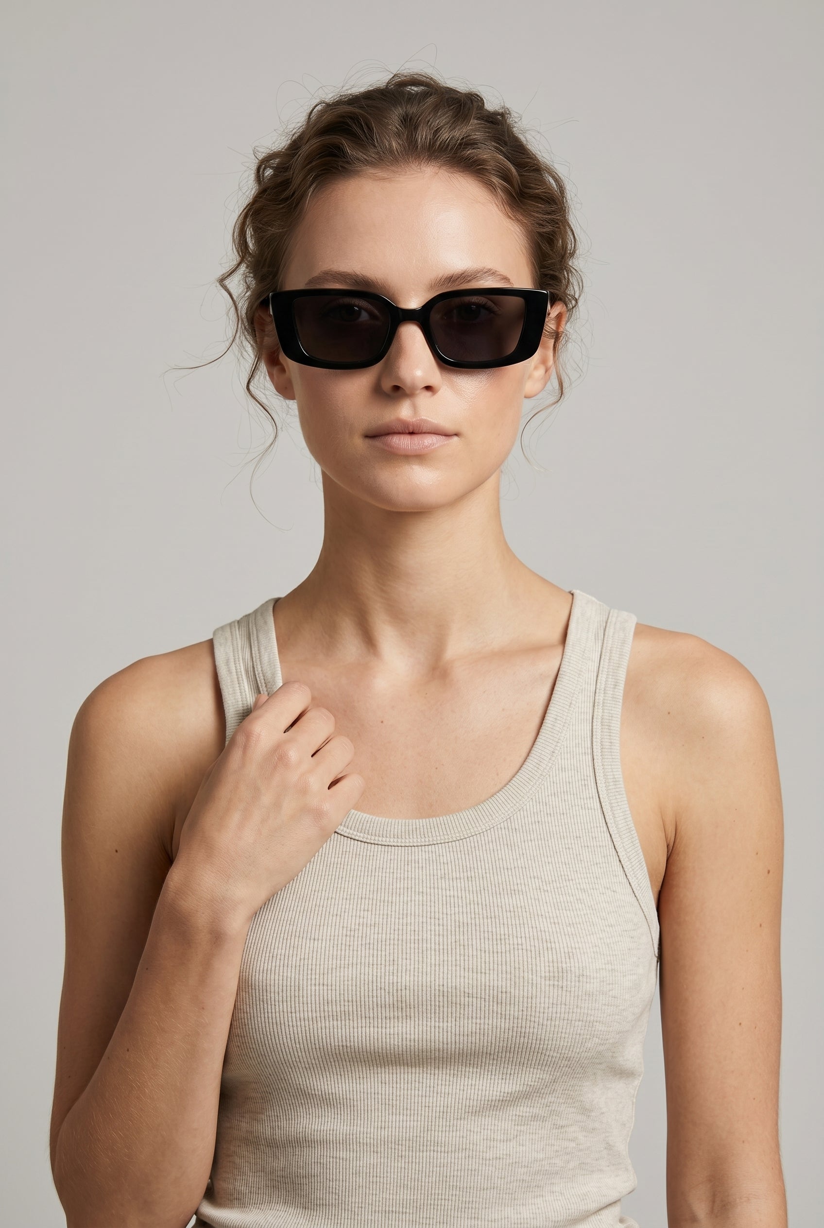 Eclipse | Frameless Square Sunglasses Rimless Lightweight UV400 Category 4 Lens