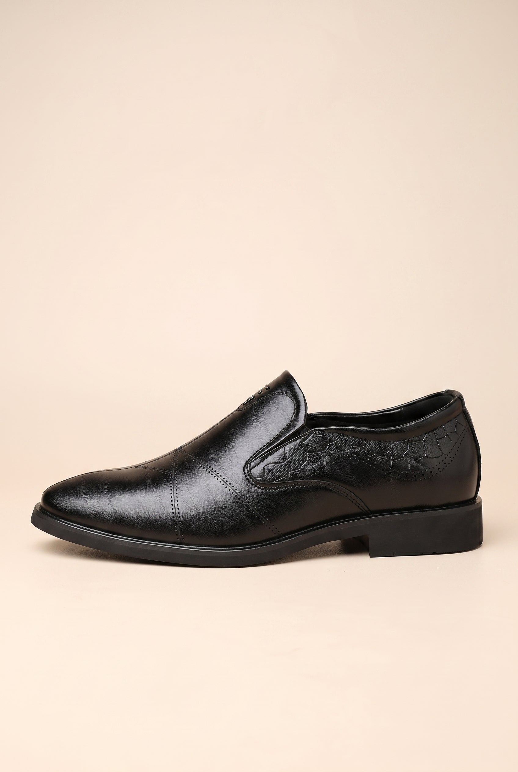 Kepler | Men's Genuine Leather Business Shoes Pointed Toe Brogue Dress Shoes