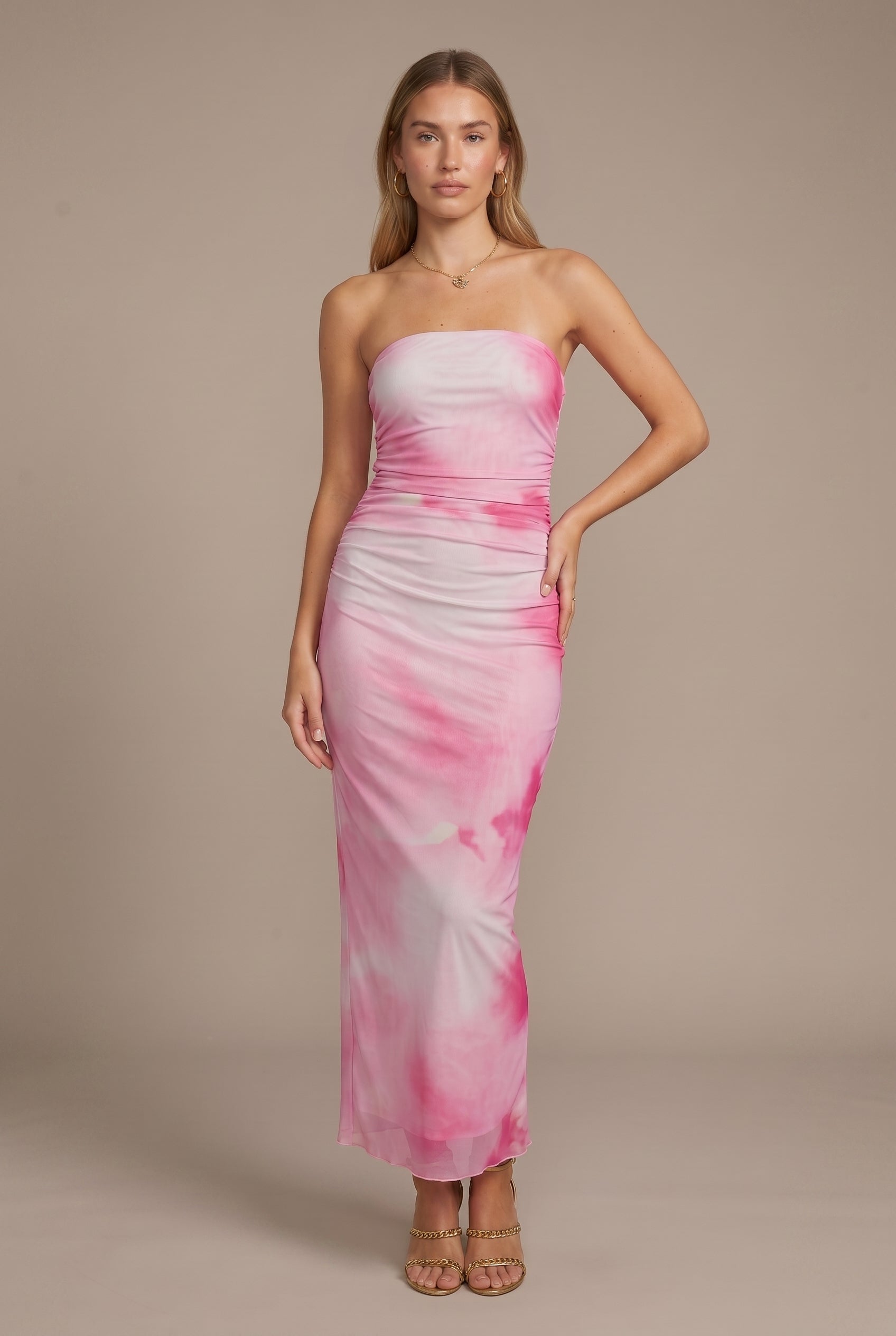 Women's Stunning Backless Floral Maxi Dress – A-Line Lace-Up Sleeveless Long Skirt