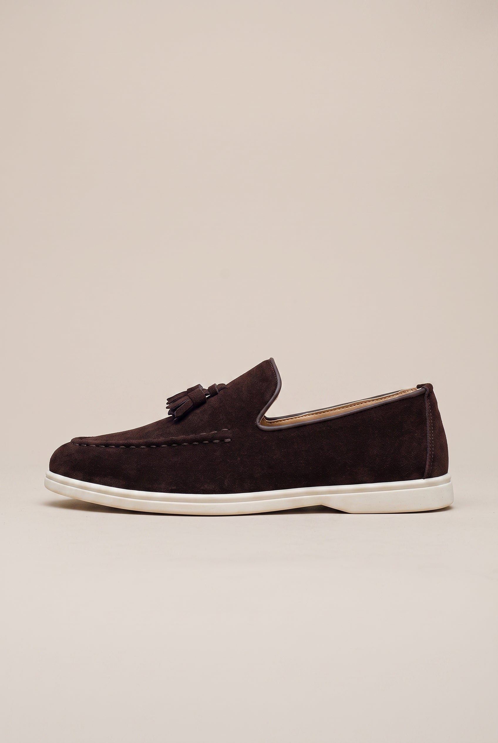 Perigee | Men's Slip-On Tassel Loafers Casual Flat Round-Toe Lightweight Shoes