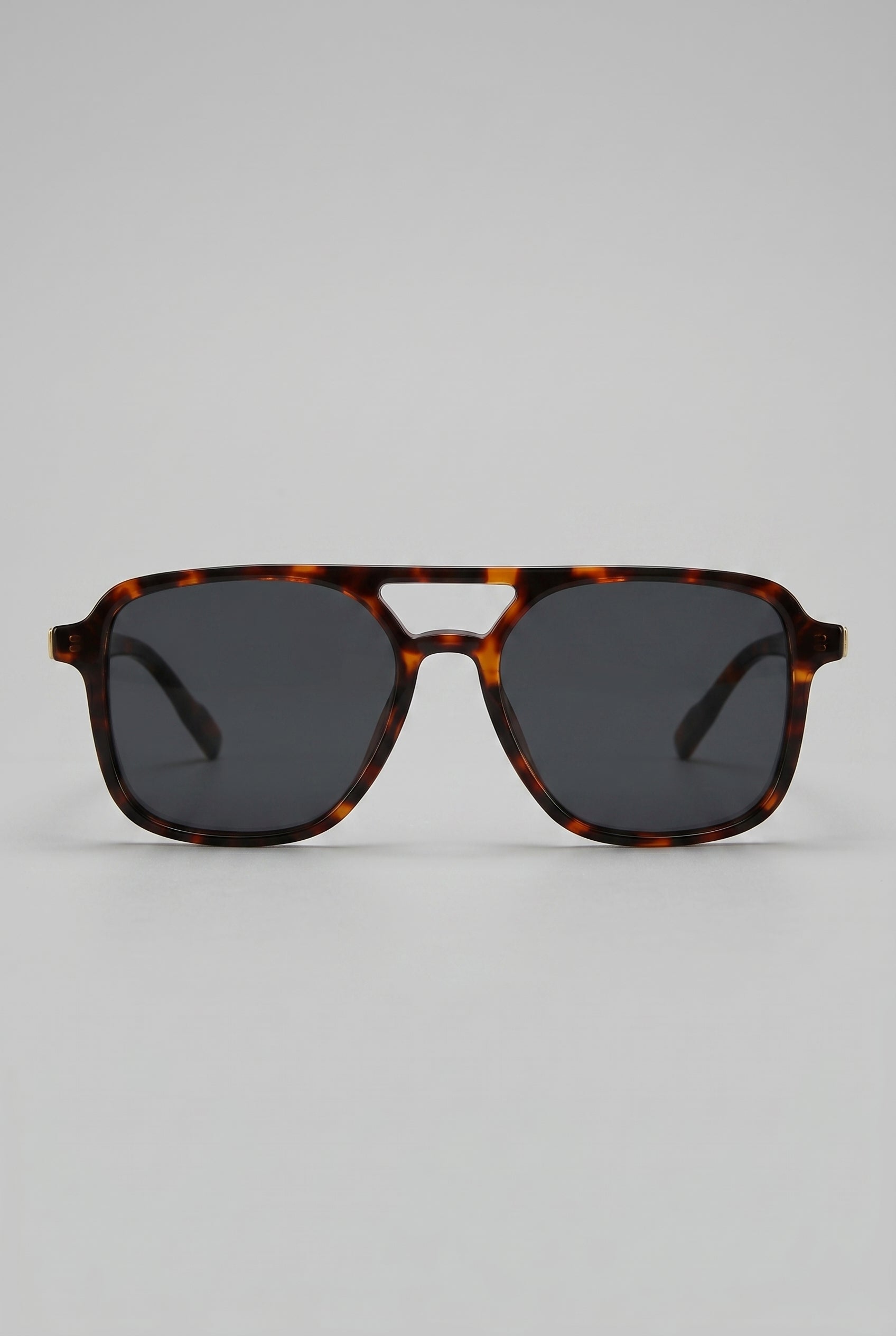 Eclipse | Square Polarized Sunglasses Retro Double Bridge UV400 TAC Lens