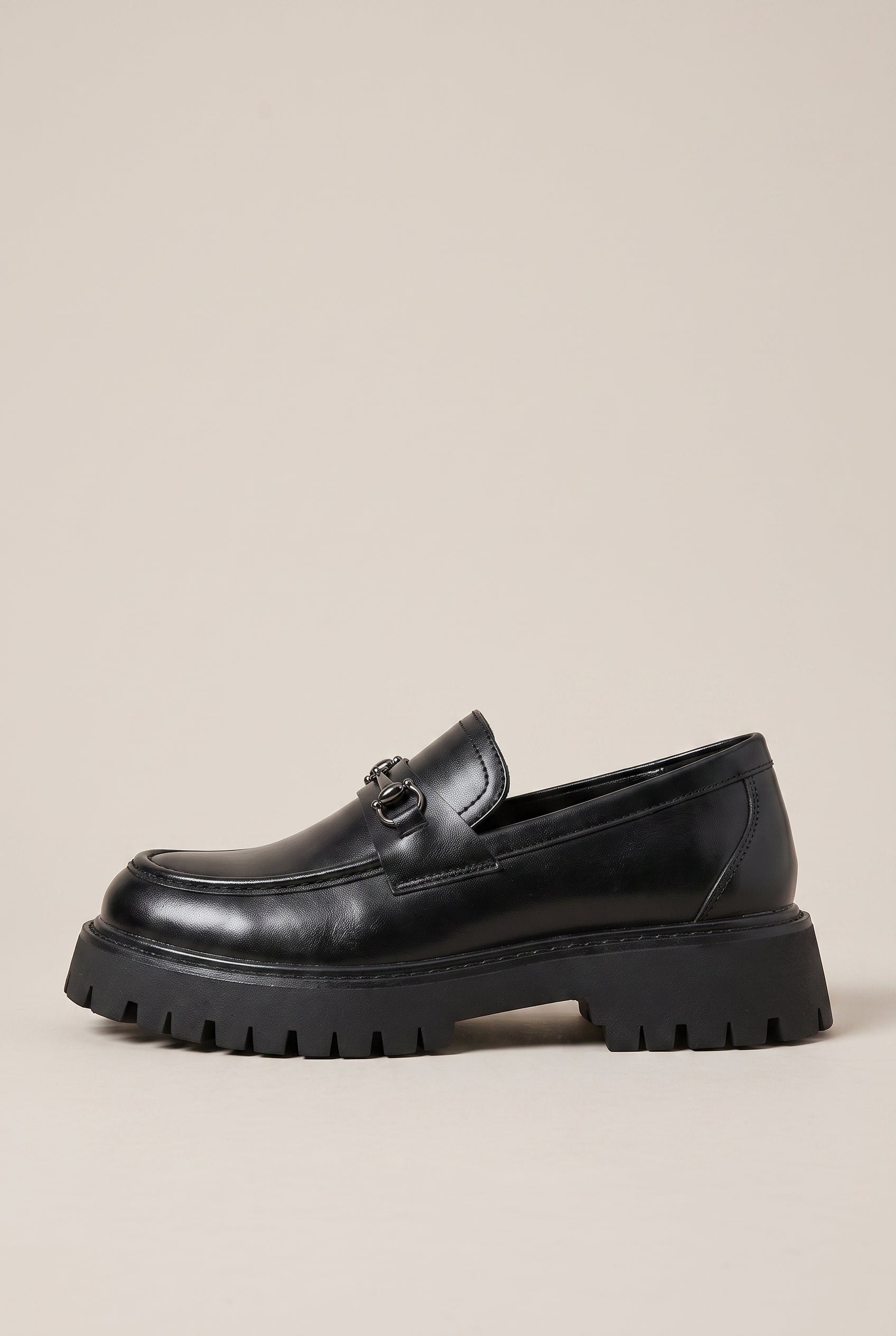Umbra | Men's Height Increasing Patent Leather Loafers Slip-On Round-Toe Casual Shoes