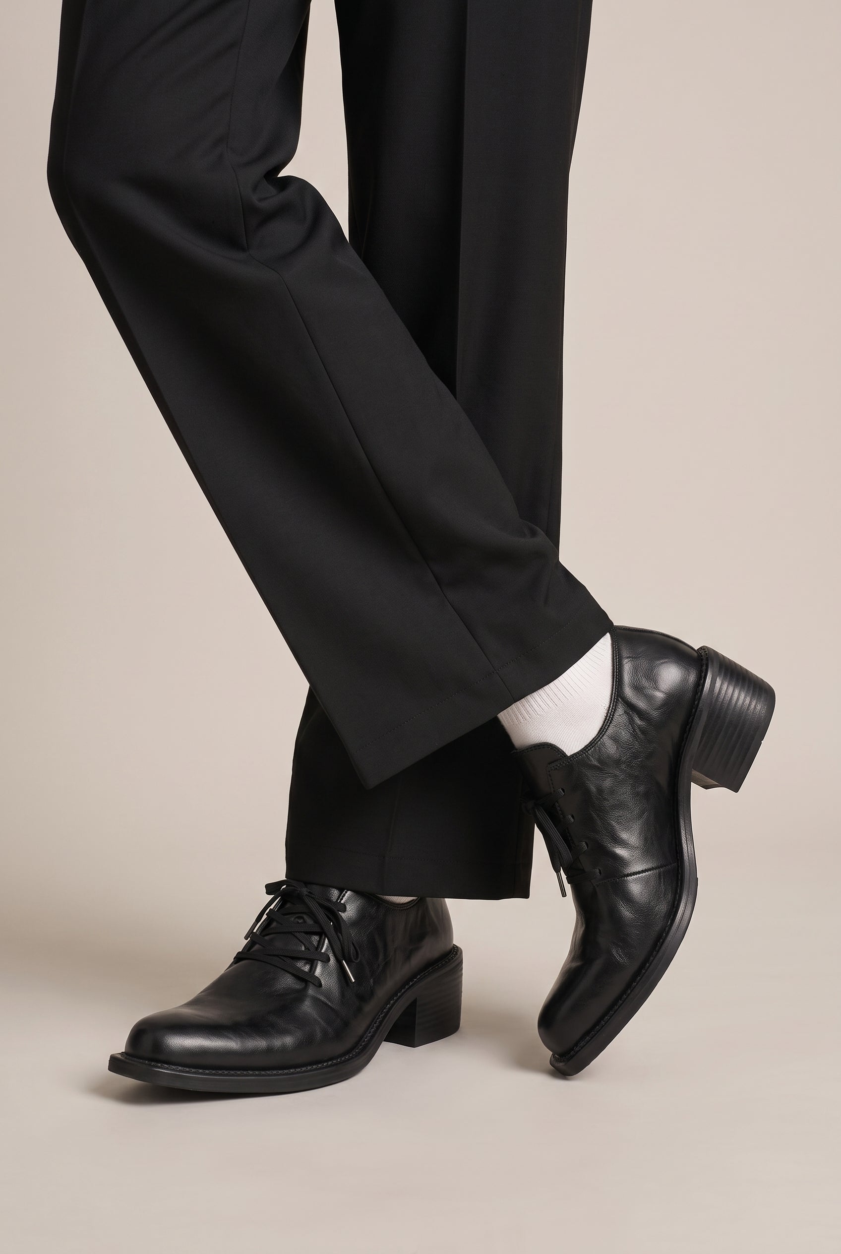 Kepler | Men's Leather Derby Shoes Pointed-Toe Lace-Up Dress Shoes