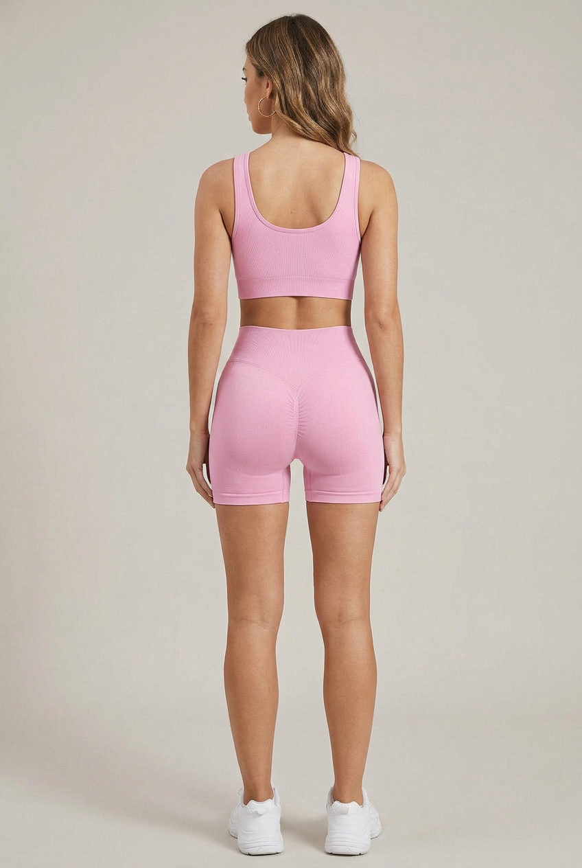 Women's High-Waisted Yoga Fitness Shorts – Tummy Control, Hip-Lifting Four-Way Stretch Activewear