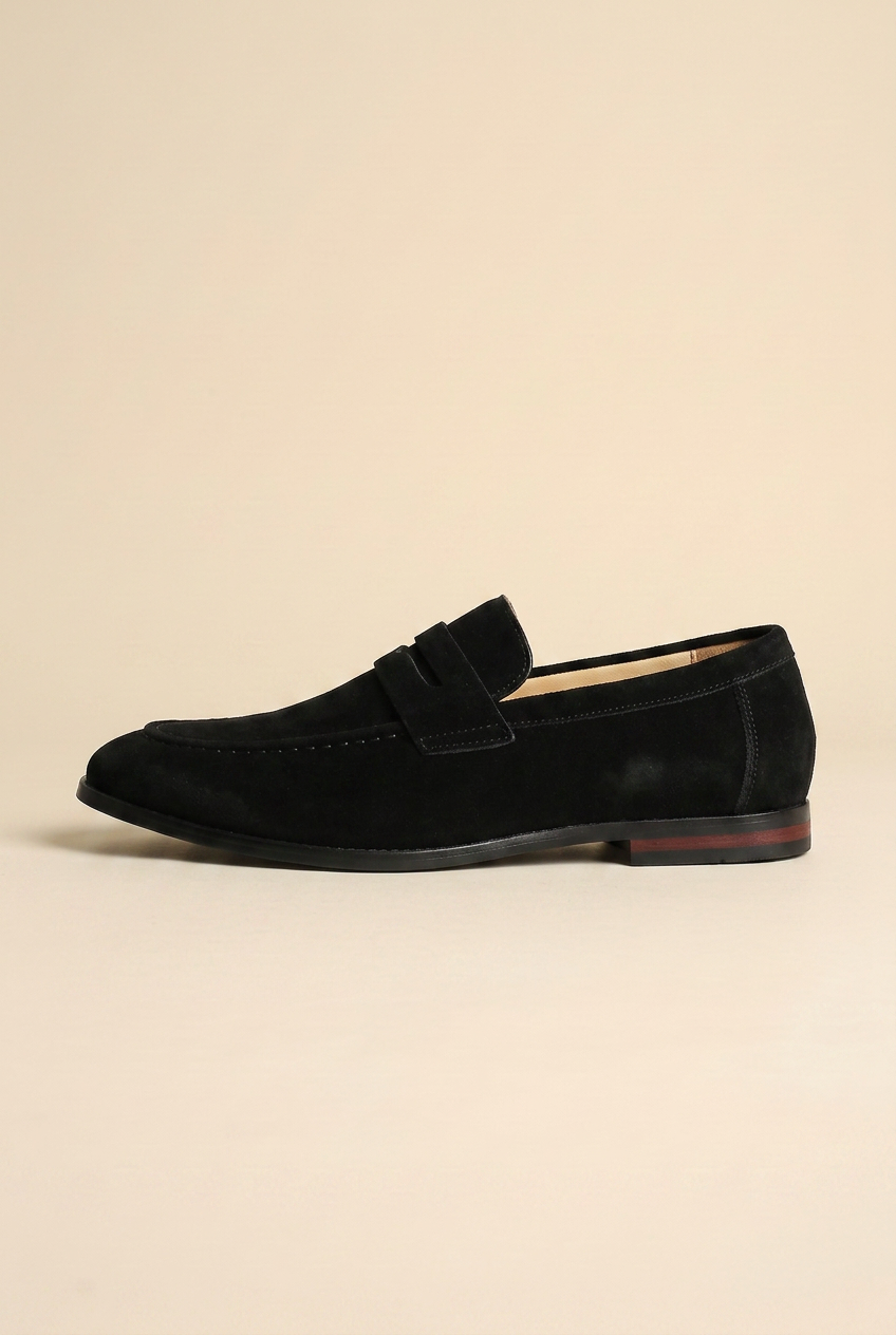 Perigee | Men's Suede Slip-On Shoes Casual Breathable Loafers British Style
