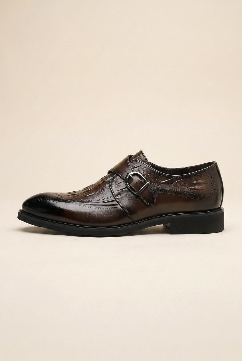 Nadir | Men's Genuine Leather Business Casual Shoes Slip-On Dress Shoes