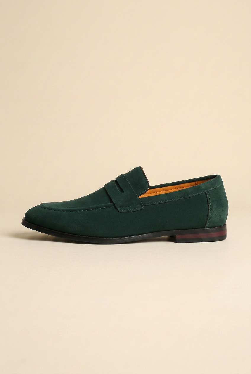 Perigee | Men's Suede Slip-On Shoes Casual Breathable Loafers British Style