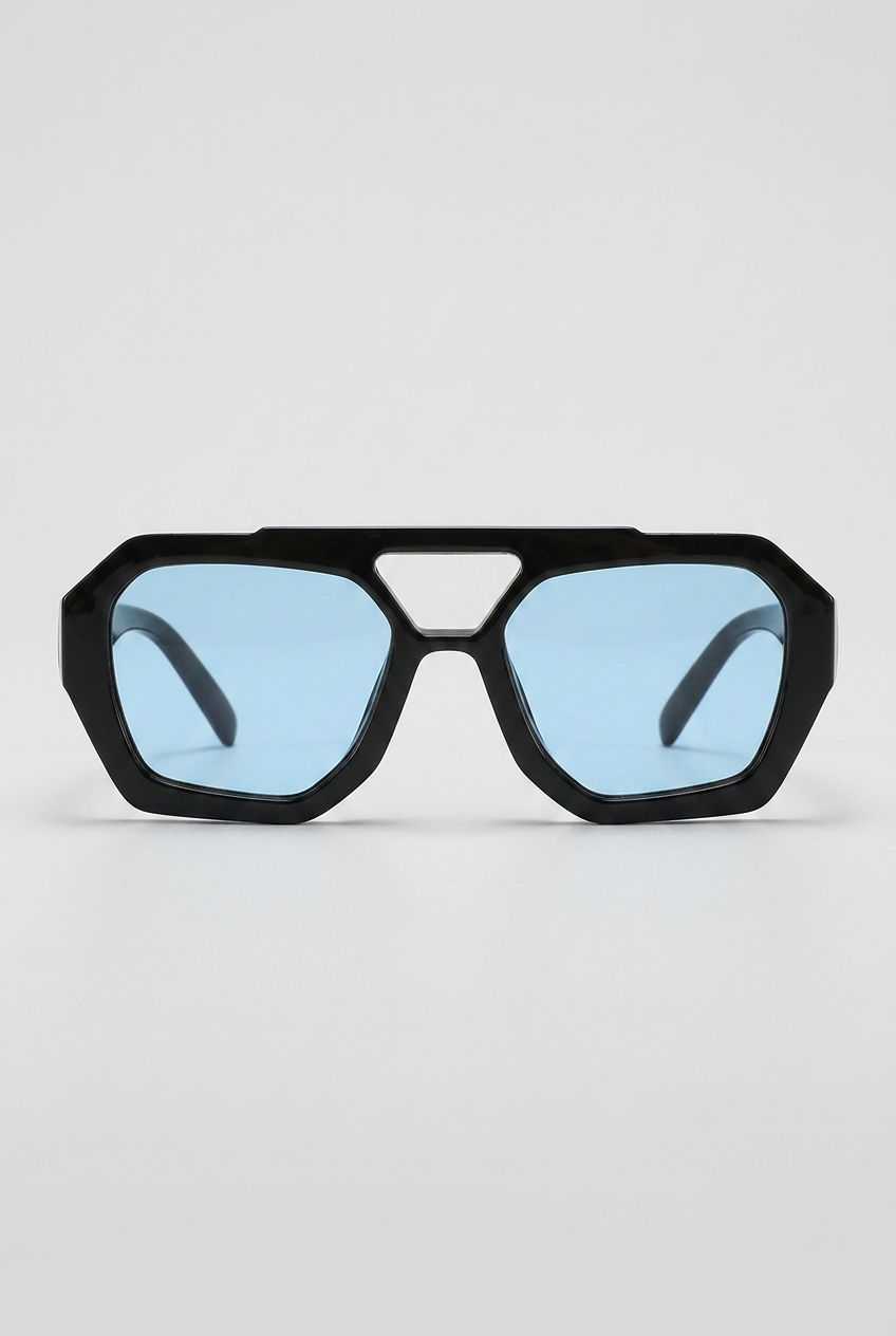 Orion | Double Beam Sunglasses Irregular Polygon UV400 Lightweight PC Frame