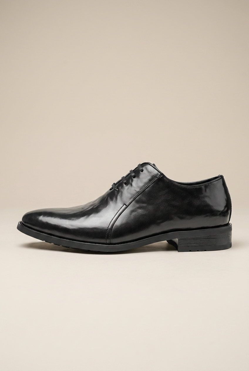 Tycho | Men's Leather Lace-Up Shoes Brown Business-Casual Pointed-Toe British Dress Shoes