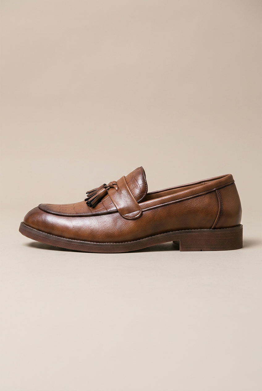 Kepler | Men's Leather Shoes Casual Low-Top Round-Toe Spring Leisure Business-Casual Shoes