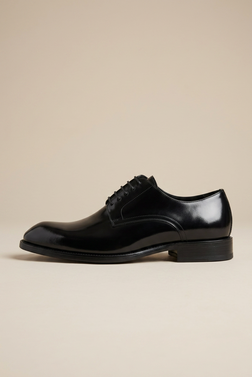 Tycho | Square Toe Leather Shoes Vintage Wood Grain Handcrafted Lightweight