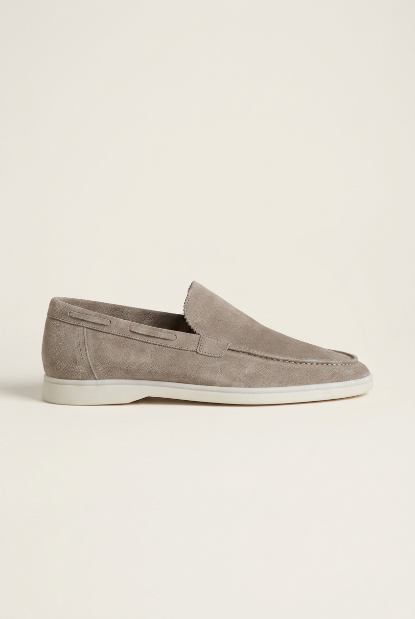 Perigee | Men's Suede Driving Loafers Slip-On Flats Casual Moccasin Shoes