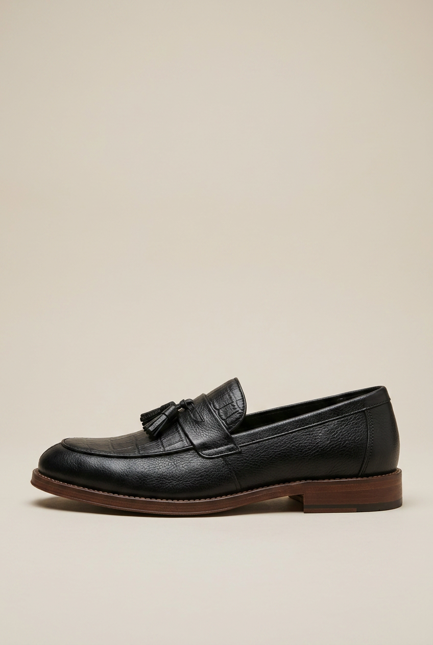 Kepler | Men's Leather Shoes Casual Low-Top Round-Toe Spring Leisure Business-Casual Shoes