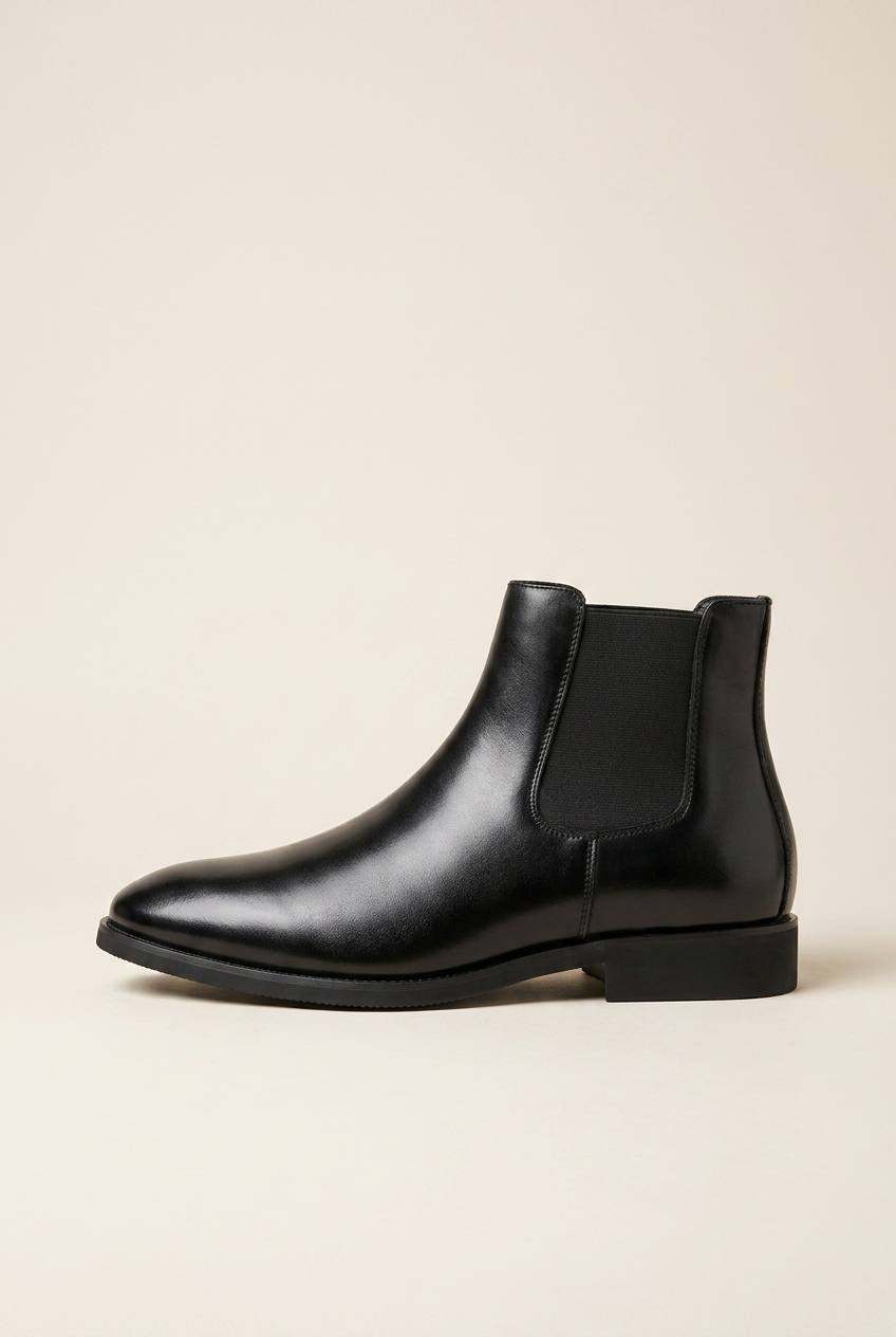 Umbra | Men's Classic Chelsea Boots Winter Leather Ankle Boots Slip-On