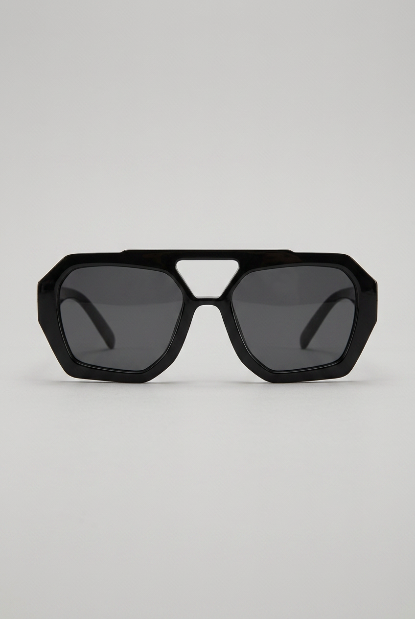 Orion | Double Beam Sunglasses Irregular Polygon UV400 Lightweight PC Frame