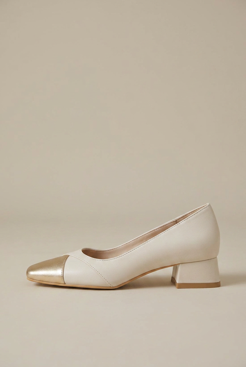 Women's Retro Square Toe Mary Janes – Genuine Leather Chunky Block Heel Slip-On Pumps Luna Body Co